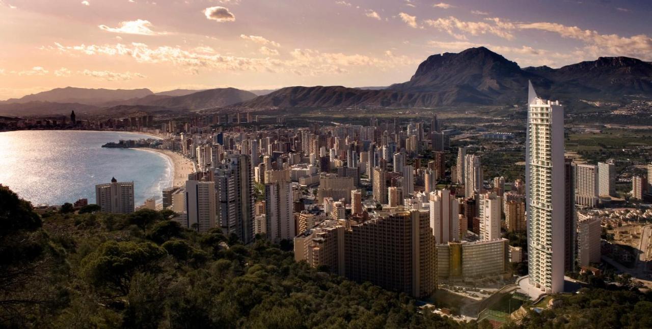 Appartement Skyline 31 Terraza Privada Con Vistas Al Mar à Benidorm Extérieur photo