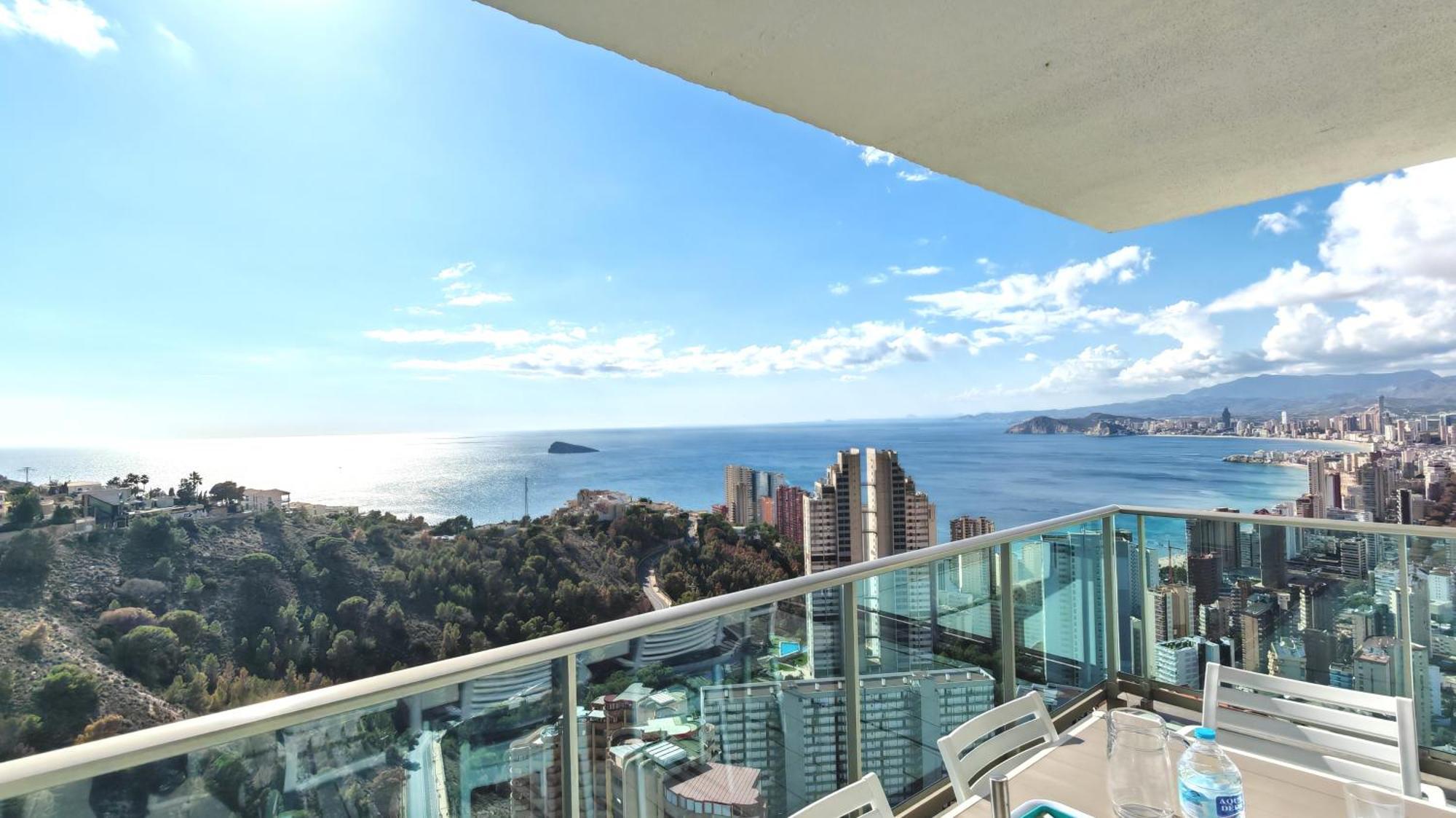 Appartement Skyline 31 Terraza Privada Con Vistas Al Mar à Benidorm Extérieur photo