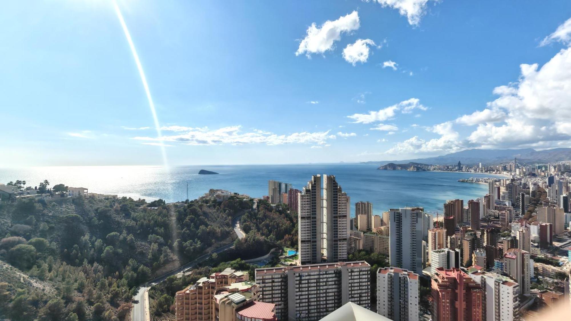 Appartement Skyline 31 Terraza Privada Con Vistas Al Mar à Benidorm Extérieur photo