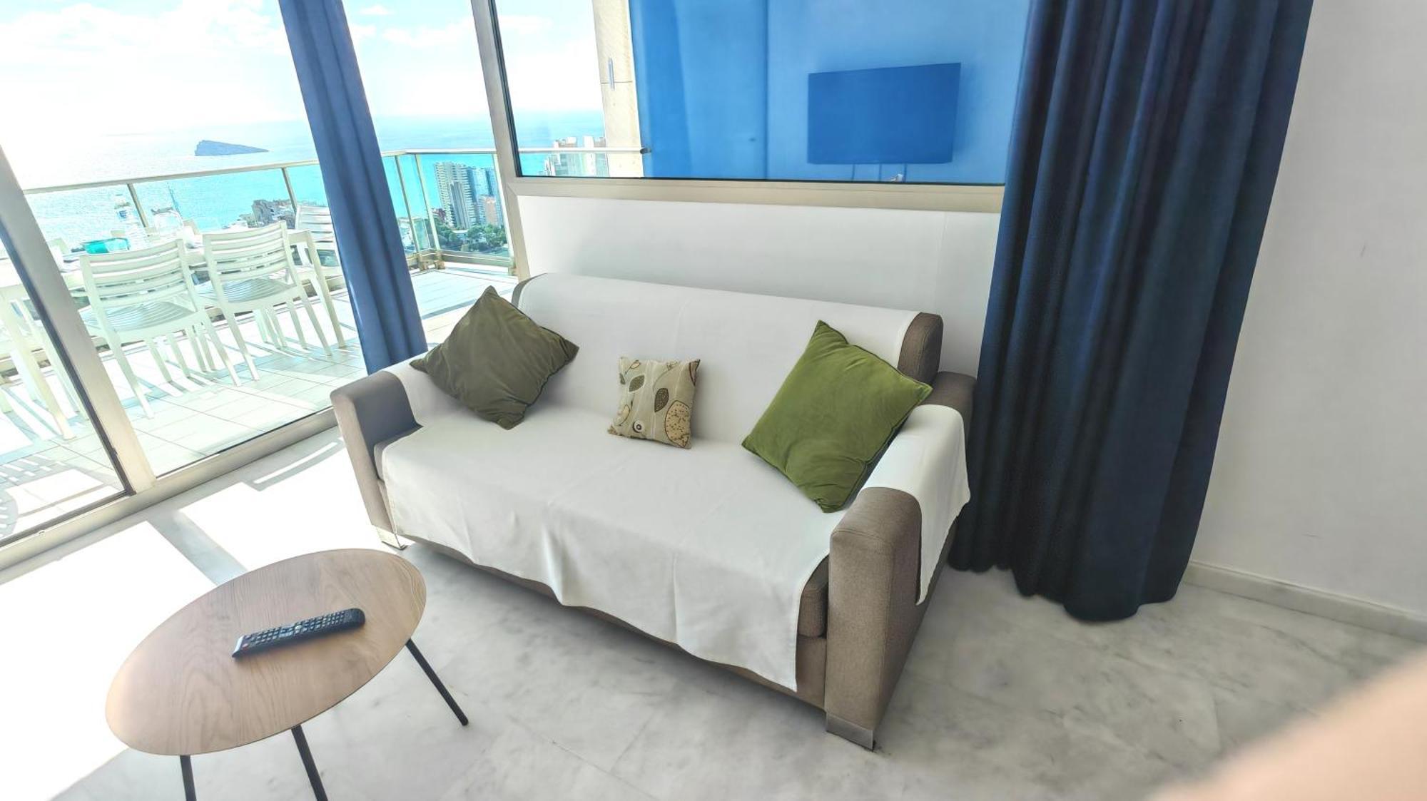 Appartement Skyline 31 Terraza Privada Con Vistas Al Mar à Benidorm Extérieur photo